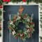 Glitzhome® 14" Christmas Metal Tree & Reindeer Wreath Hanger Set